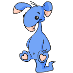 Happy blue blumaroo (old pre-customisation)