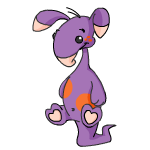 Happy purple blumaroo (old pre-customisation)
