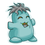 Happy ghost chia (old pre-customisation)