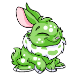 Happy speckled cybunny (old pre-customisation)