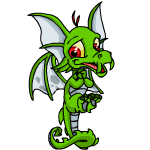 Happy green draik (old pre-customisation)