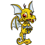 Happy yellow draik (old pre-customisation)