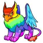 Happy rainbow eyrie (old pre-customisation)