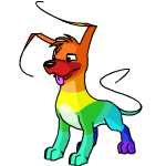 Happy rainbow gelert (old pre-customisation)