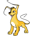 Happy yellow gelert (old pre-customisation)