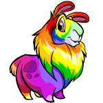 Happy rainbow gnorbu (old pre-customisation)