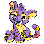 Happy plushie kougra (old pre-customisation)