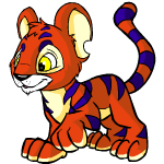 Happy red kougra (old pre-customisation)