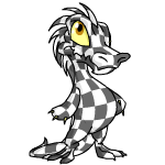 Happy checkered krawk (old pre-customisation)