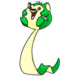 Happy green meerca (old pre-customisation)