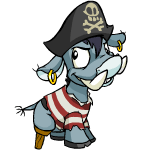 Happy pirate moehog (old pre-customisation)
