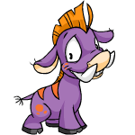 Happy purple moehog (old pre-customisation)
