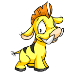 Happy yellow moehog (old pre-customisation)