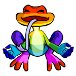 Happy rainbow nimmo (old pre-customisation)