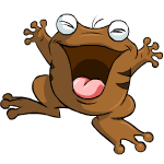 Happy brown quiggle (old pre-customisation)