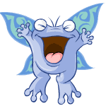 Happy faerie quiggle (old pre-customisation)