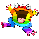Happy rainbow quiggle (old pre-customisation)
