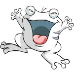 Happy white quiggle (old pre-customisation)