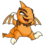 Happy tyrannian shoyru (old pre-customisation)