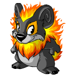 Happy fire yurble (old pre-customisation)