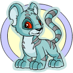 Classic Background ghost kougra (old pre-customisation)