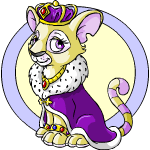 Classic Background royalgirl kougra (old pre-customisation)