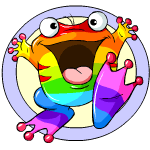 Classic Background rainbow quiggle (old pre-customisation)
