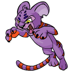 Ranged Attack purple kougra (old pre-customisation)