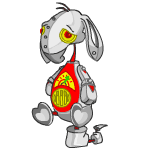 Sad robot blumaroo (old pre-customisation)