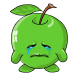 Sad apple chia (old pre-customisation)