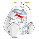Sad robot chia (old pre-customisation)
