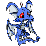 Sad blue draik (old pre-customisation)