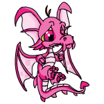 Sad pink draik (old pre-customisation)