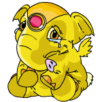 Sad yellow elephante (old pre-customisation)