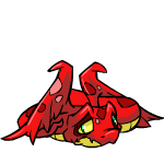 Sad red hissi (old pre-customisation)