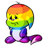 Sad rainbow kacheek (old pre-customisation)