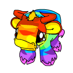 Sad rainbow kau (old pre-customisation)