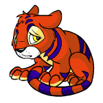 Sad red kougra (old pre-customisation)