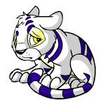 Sad white kougra (old pre-customisation)