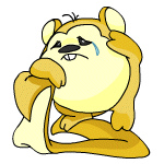 Sad yellow meerca (old pre-customisation)