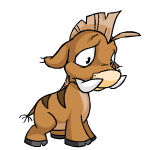 Sad brown moehog (old pre-customisation)