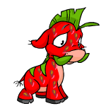 Sad strawberry moehog (old pre-customisation)