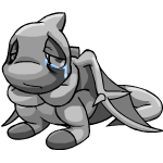 Sad grey shoyru (old pre-customisation)