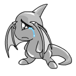 Sad silver shoyru (old pre-customisation)