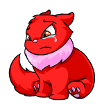 Sad red wocky (old pre-customisation)
