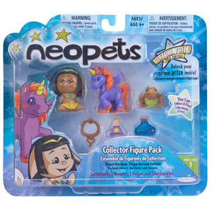 Pack de 3 Figurines de Collection Kacheek Désert