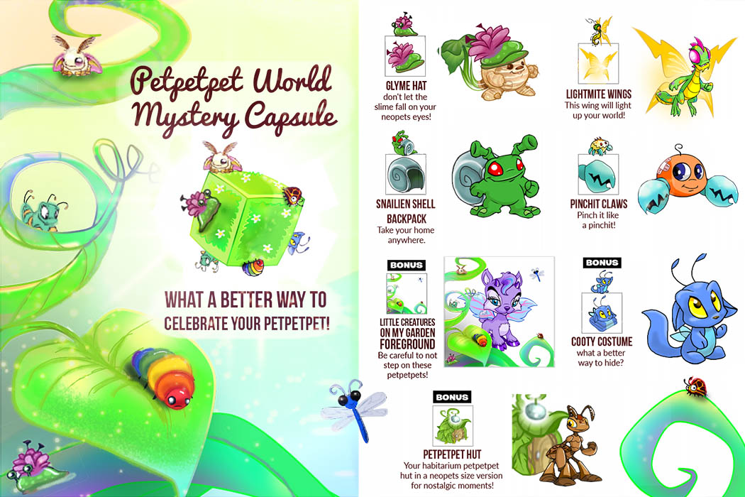 Neopets - The Meepits are taking a quick break from world domination to  check out the new Munching Meepits Gift Box Mystery Capsule, which is  available now in the NC Mall! 🐿🎁