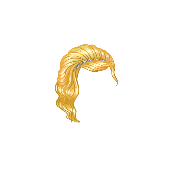 Blonde quiff wig cheap