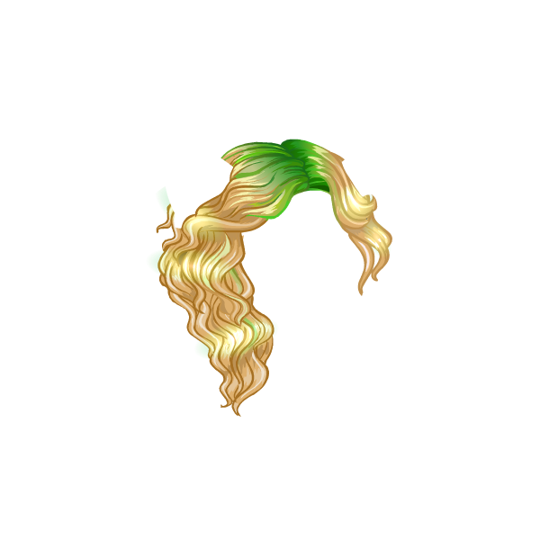 Blonde wig deals green screen