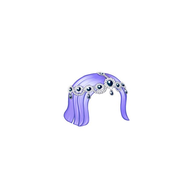Purple enchantress wig clearance